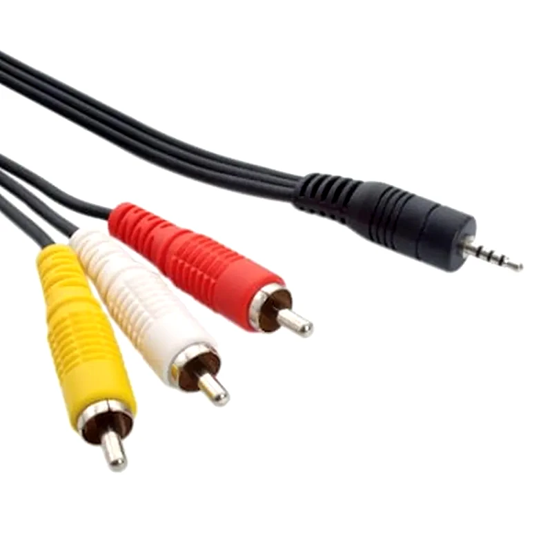 POWERTECH Καλώδιο Εικόνας Ήχου Powertech 3.5mm Jack σε RCA Audio/Video male - 1.5m