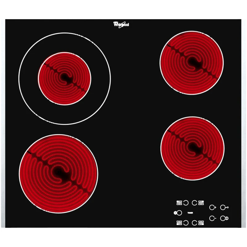 WHIRLPOOL WHIRLPOOL ΑΚΤ 8130 BA 58 cm Μαύρo Εστία Κεραμική Αυτόνομη