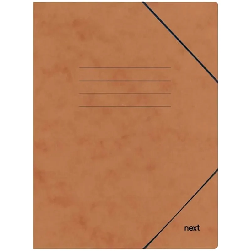 ΝΕΧΤ ΑΕ Φάκελος Πρεσπάν Next με Λάστιχο A4 Καφέ