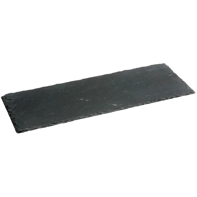 SPITISHOP Πλατώ Σερβιρίσματος Spitishop Πέτρινο 11x30cm - Γκρι