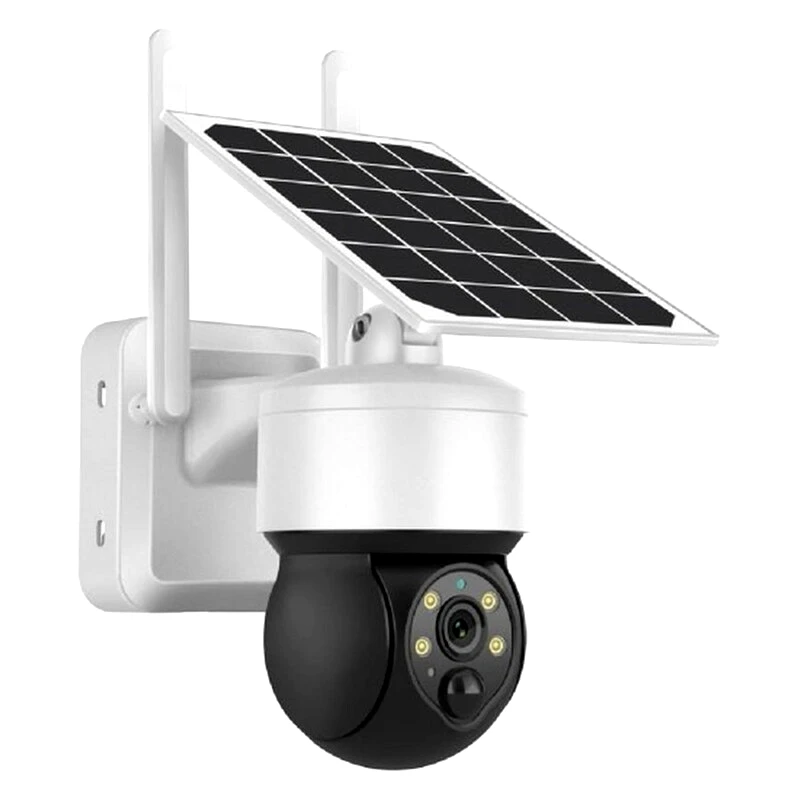 SECTEC Ασύρματη IP Camera Sectec Smart IP Ηλιακή 3MP Λευκή με WiFi Ασύρματη Επικοινωνία