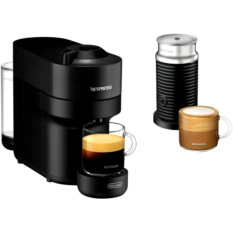 DELONGHI Nespresso® DELONGHI Vertuo Pop Aeroccino ENV90.BAE Liquorice Black Μηχανή Καφέ
