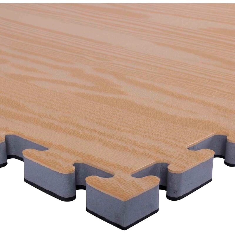 Δάπεδο Γυμναστικής Amila 36612 από EVA 100x100x2.5 cm - Μπεζ/ Γκρι