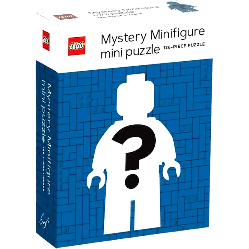 ABRAMS & CHRONICLE Παζλ Abrams Chronicle Lego Minifigures Mini Puzzle Blue Edition Τυχαία Επιλογή (126 Κομμάτια)