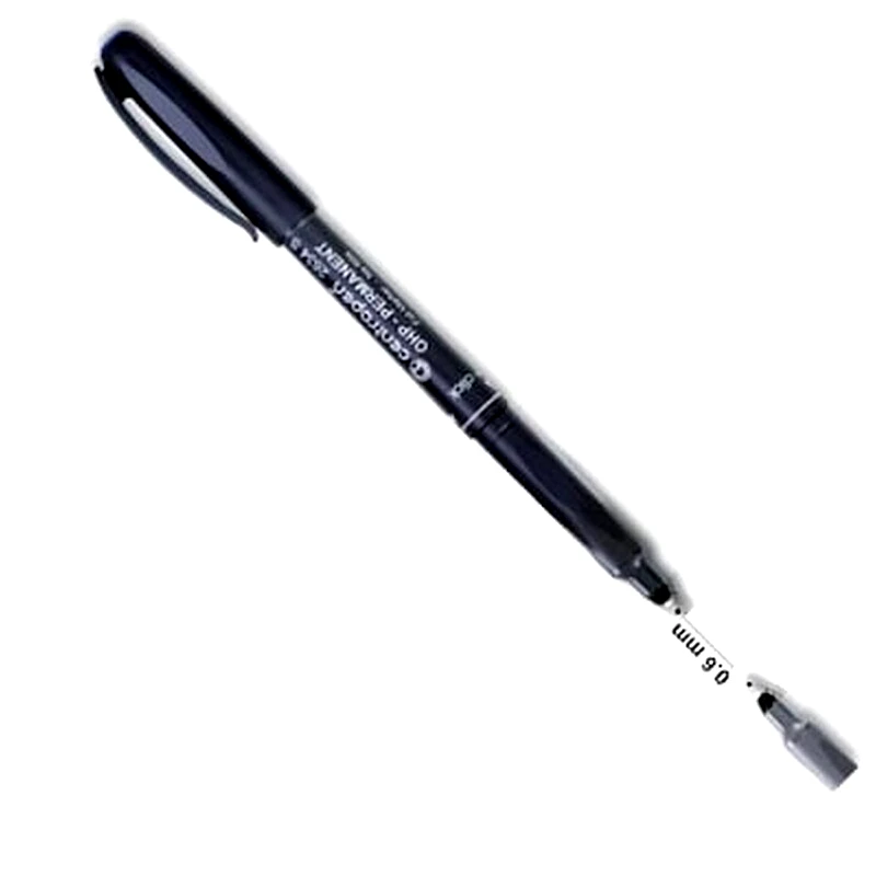 CENTROPEN Centropen Μαρκαδόρος Ανεξίτηλος Μαύρο Fine 0,6mm