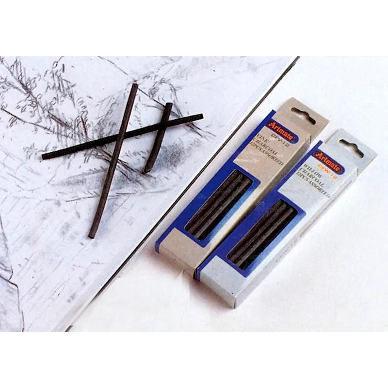 ARTMATE Artmate Κάρβουνο Ζωγραφικής Επαγγελματικό Σετ 12τεμ.