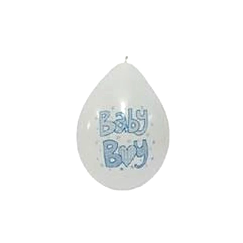 ΝΕΧΤ Μπαλόνια Αέρα Next Baby Boy 8 Τμχ - Λευκό με Σχέδιο