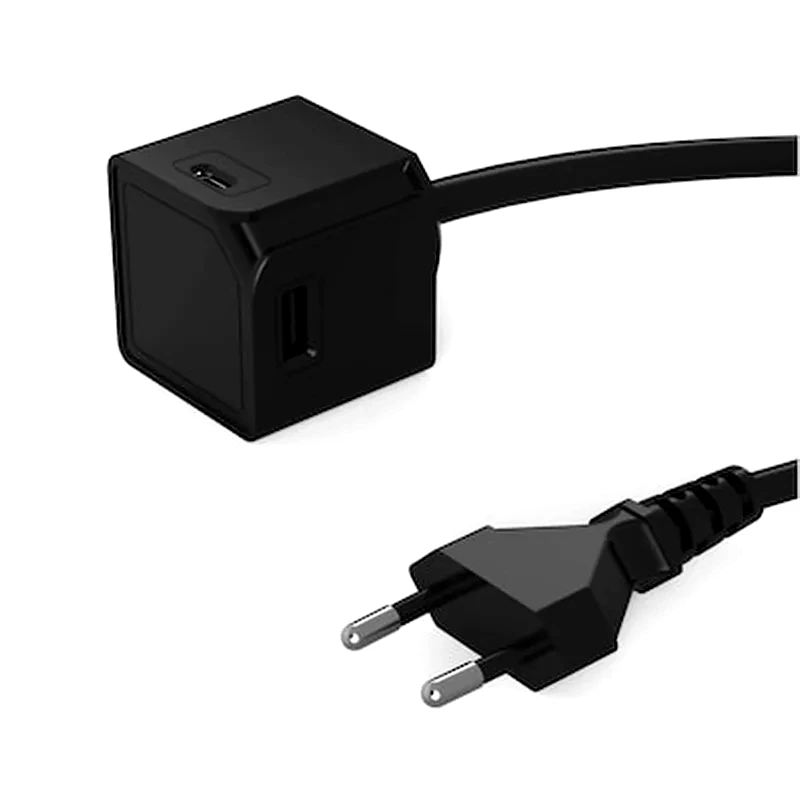ALLOCACOC Πολύπριζο Usb Allocacoc Usbcube Extended Usb A + C Eu Black