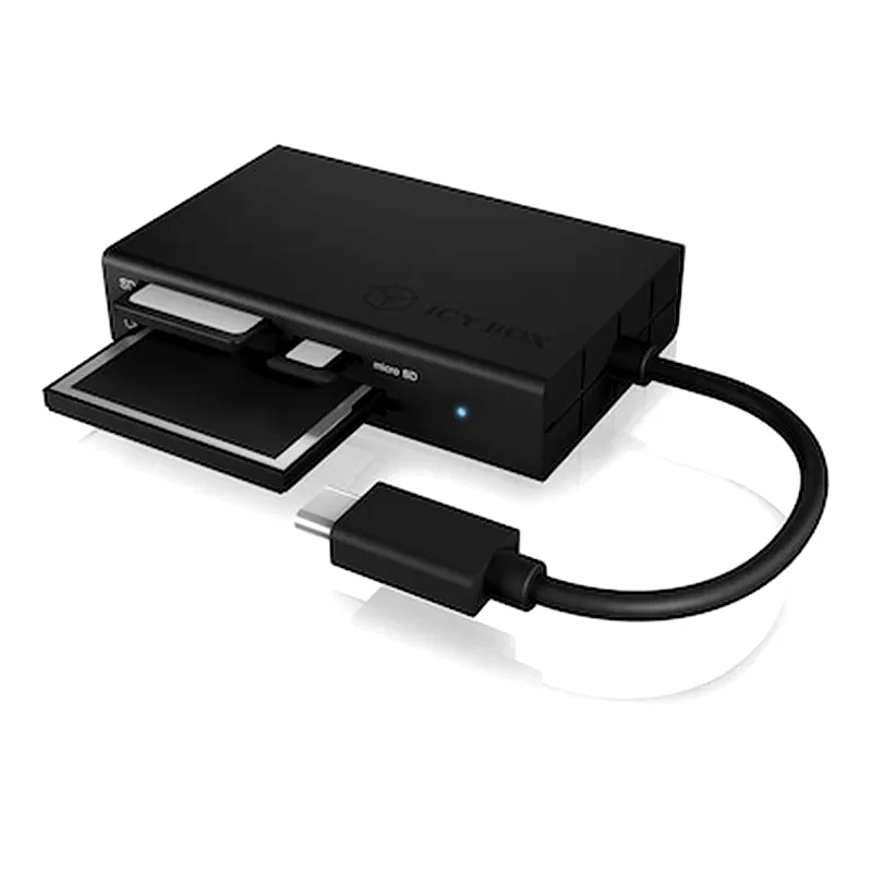 ICY BOX Card Reader Adapter Icybox Ext. Usb Typec - Sd / Microsd / Cf