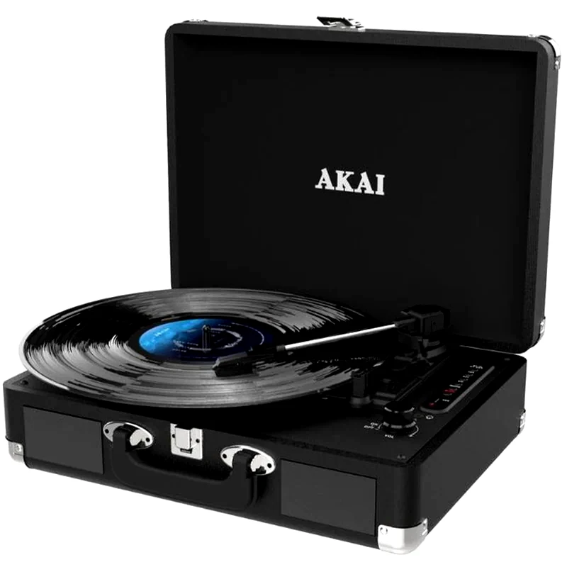 AKAI Πικάπ Akai ATT-18BT Με Ενσωματωμένα Ηχεία - Μαύρο