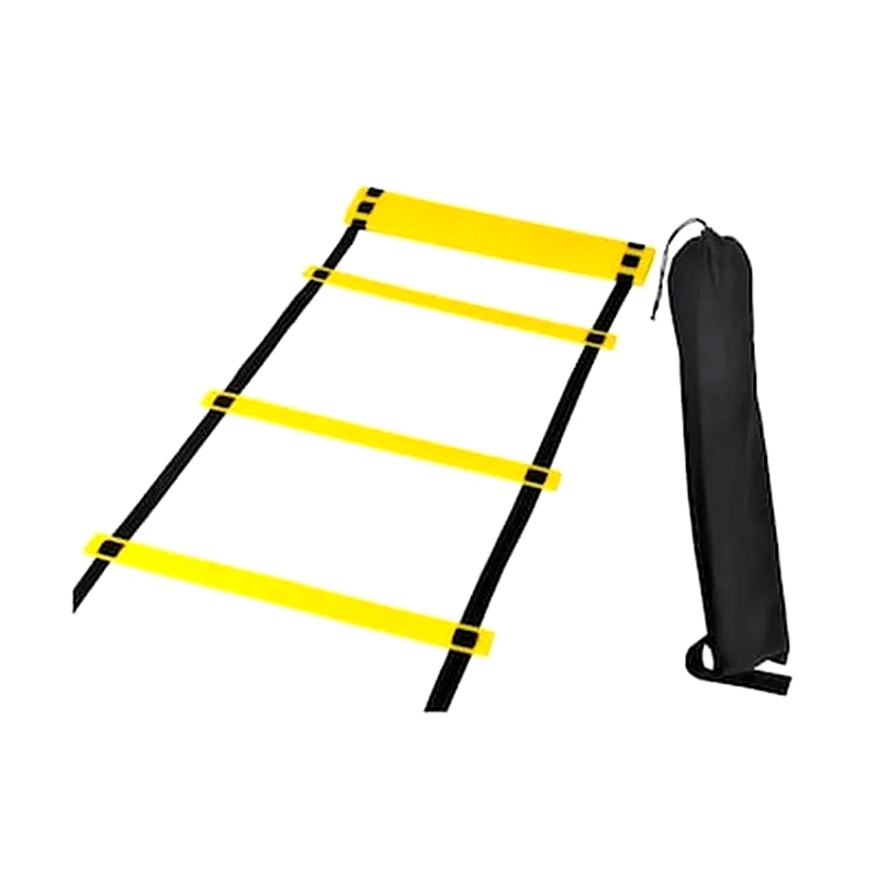 ARIA TRADE Σκάλα Προπόνησης Μήκους 60cm Με 12 Χωρίσματα Για Διάφορες Ασκήσεις, Agility Ladder