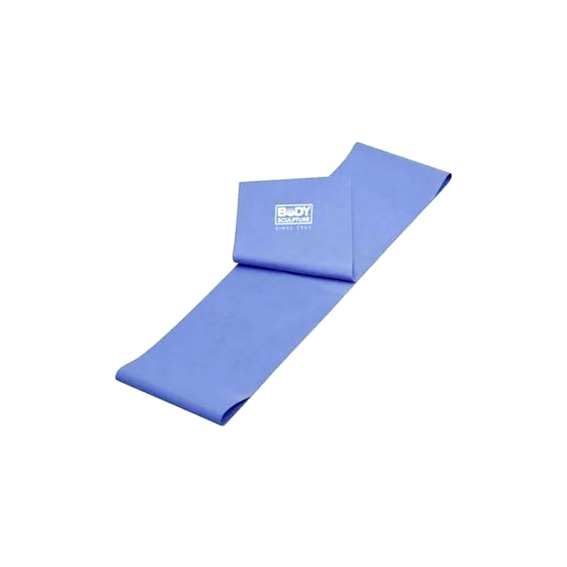 BODY SCULPTURE Body Sculpture Pilates Tape Ελαστικός Ιμάντας Γυμναστικής Μπλε 0.65m