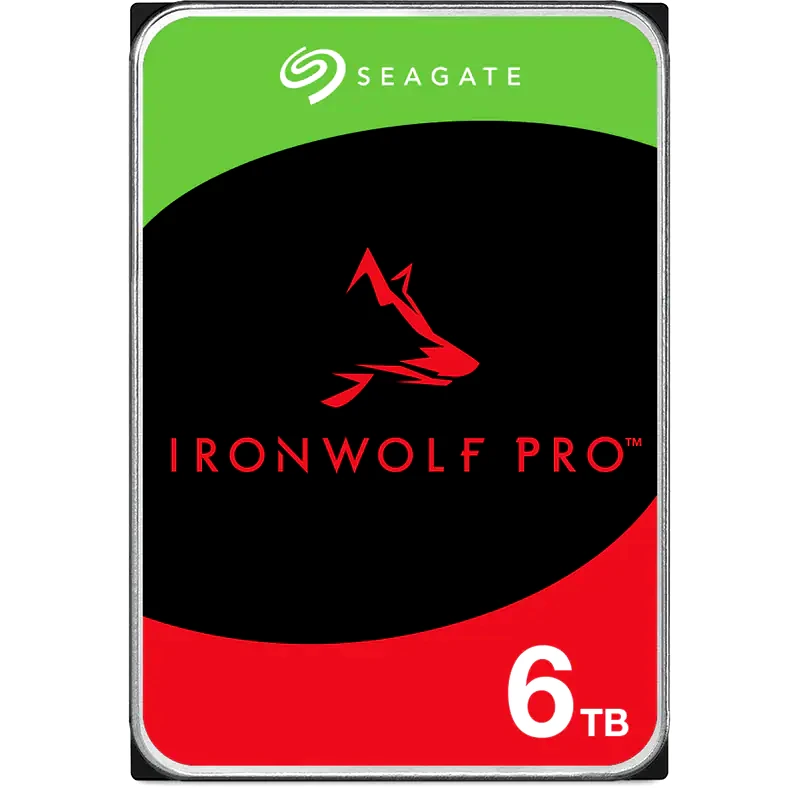 SEAGATE Εσωτερικός Δίσκος HDD SEAGATE IronWolf Pro 3.5 SATA - 6TB NAS