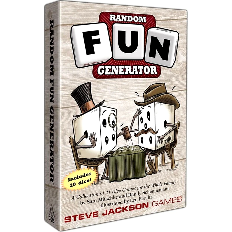 STEVE JACKSON GAMES Random Fun Generator 21 Παιχνίδια Με Ζάρια