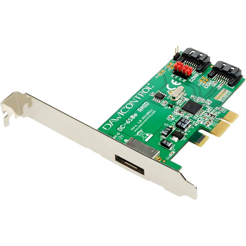 DAWICONTROL Dawicontrol DC-610E Κάρτα Δικτύου PCIe Ενσύρματη Σύνδεση 2 Θέσεις SATA