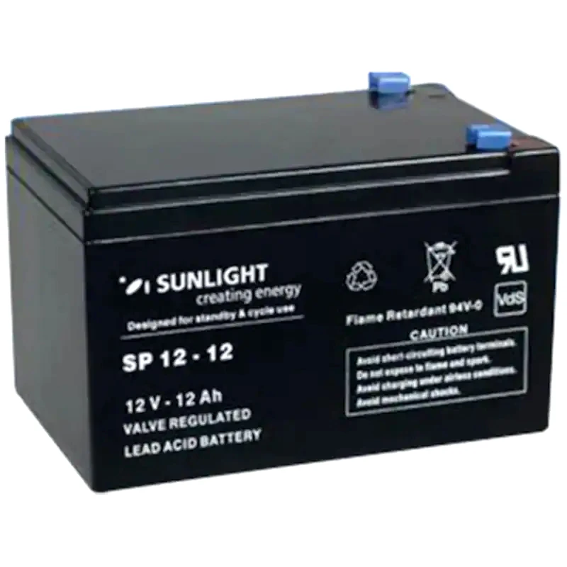 SUNLIGHT Sunlight Για UPS Μπαταρία SPA12 12A 12V 1τμχ