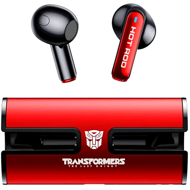 TRANSFORMERS Ακουστικά Bluetooth Tws Transformers Tf-t02 - Κόκκινο