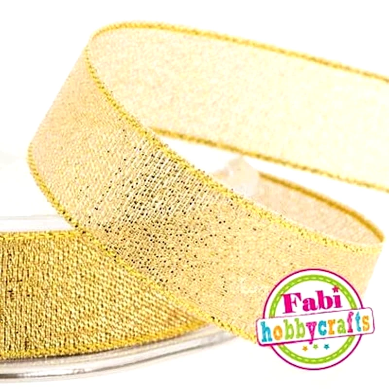 FABI Fabi Κορδελα Lurex 1cm X 10m Χρυσο