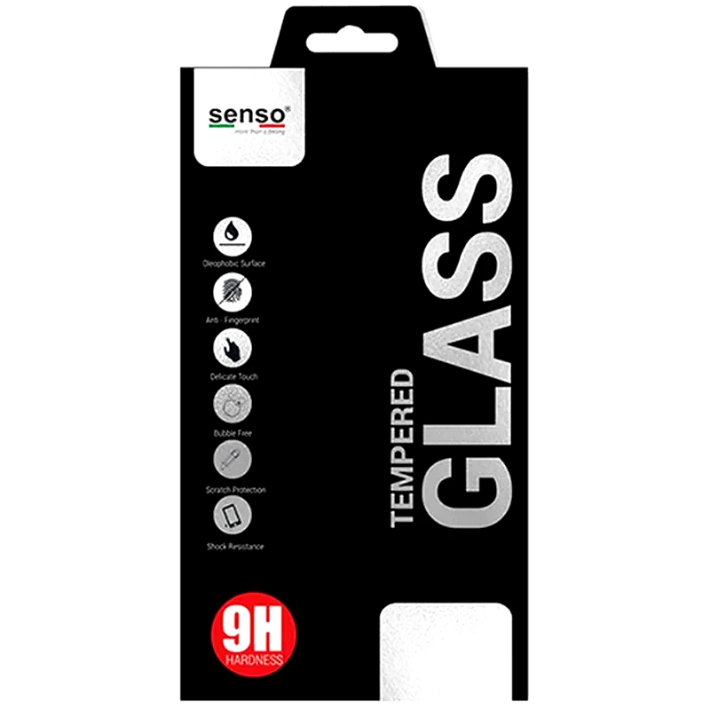 SENSO Προστατευτικό οθόνης Apple iPhone 16 Plus - Senso Tempered Glass Black