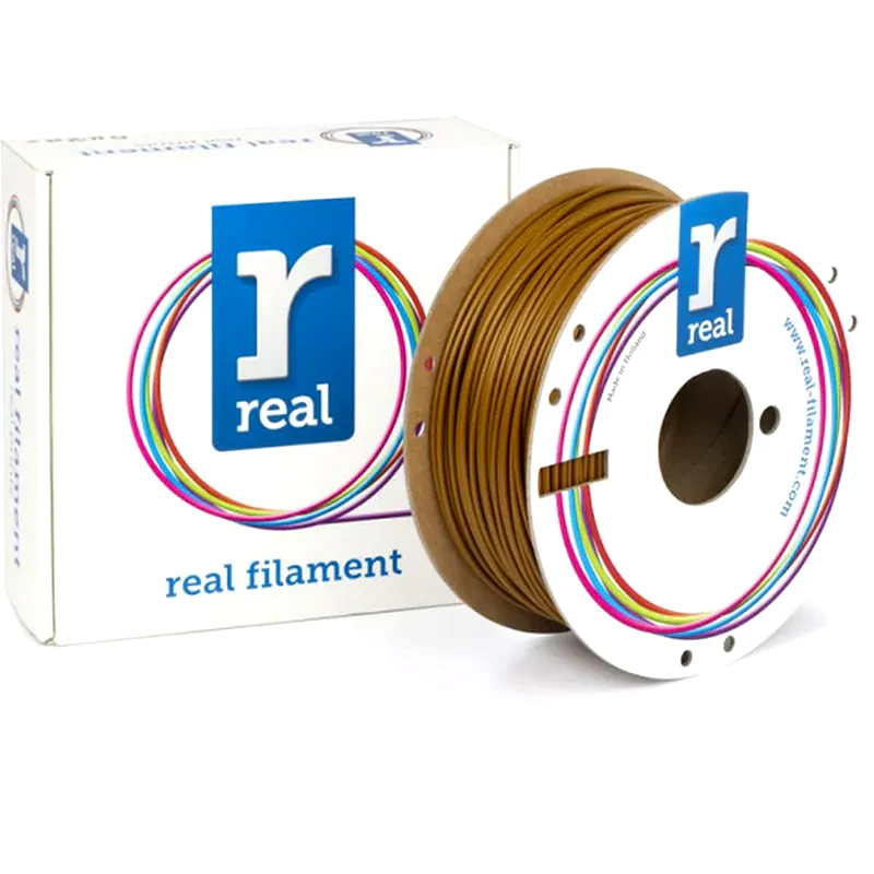 REAL FILAMENTS Νήμα 3D Εκτυπωτή Real Filaments 1kg 2.85mm - Καφέ