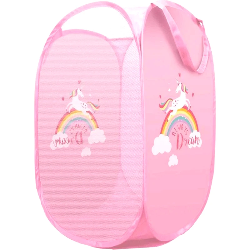 BABYLOON Καλάθι Αποθήκευσης - Unicorn Pop Ροζ (002481)