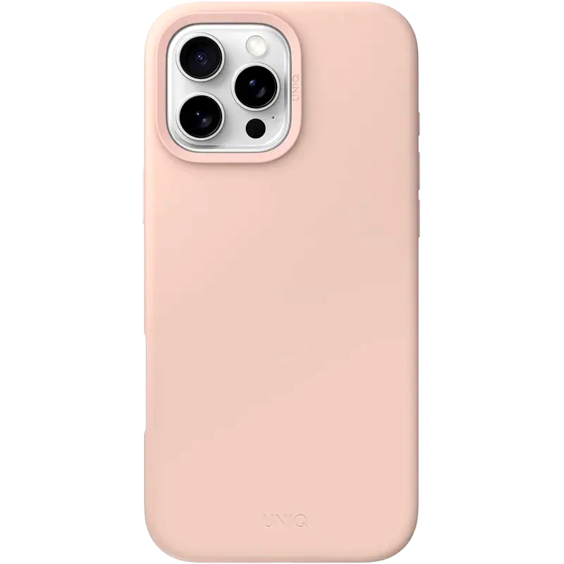 UNIQ Θήκη Apple iPhone 16 Pro Max - Uniq Lino Hue Hybrid Silicone Case with Magnetic Charging - Pink