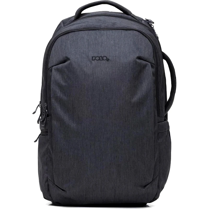 POLO Τσάντα Πλάτης Polo Stric 25 lt με Θήκη Laptop 17 - Γκρι