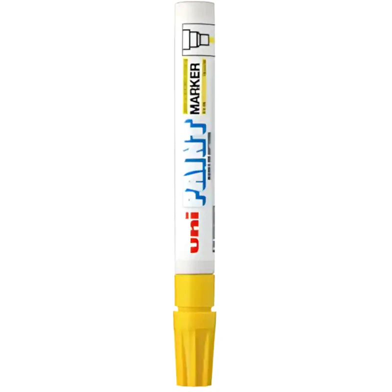 UNIBALL Μαρκαδόρος Ανεξίτηλος Uni Κίτρινο 2.2 mm