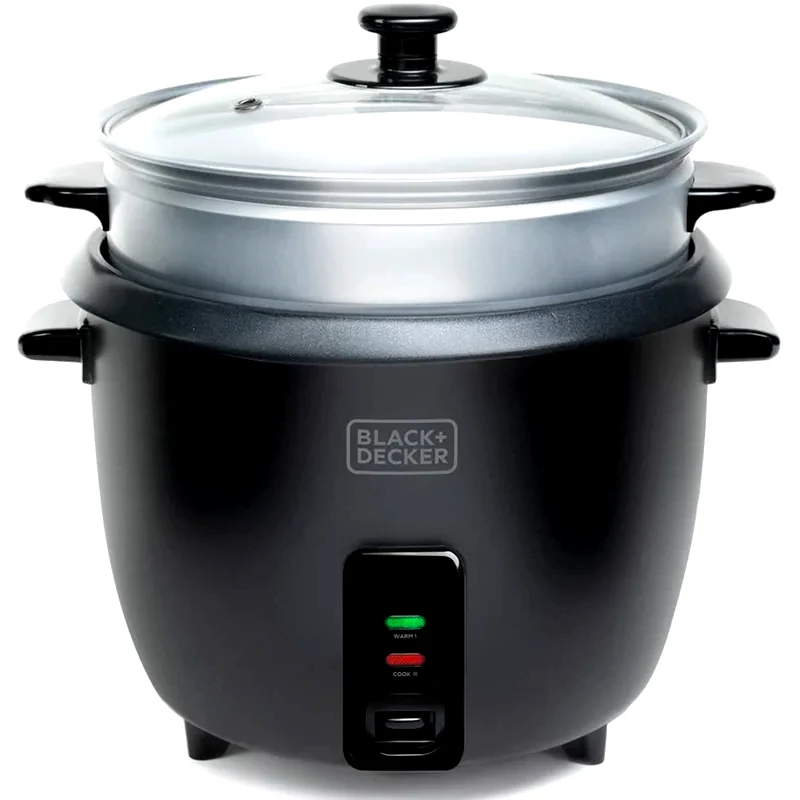 BLACK&DECKER Ατμομάγειρας Ρυζιού BLACK DECKER BXRC1800E 700W Λευκό