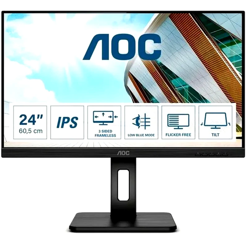AOC AOC Q24P2Q Monitor 23.8 QHD IPS Flat 75Hz 4ms