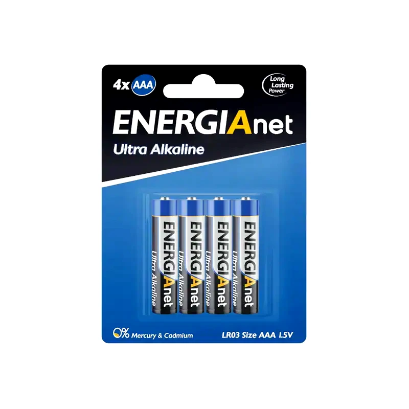ENERGIANET Energianet Αλκαλικές Μπαταρίες AAΑ 1.5V 4τμχ