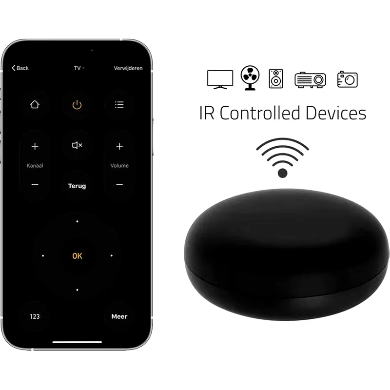 HOMBLI Remote Control Hombli Smart IR - Μαύρο