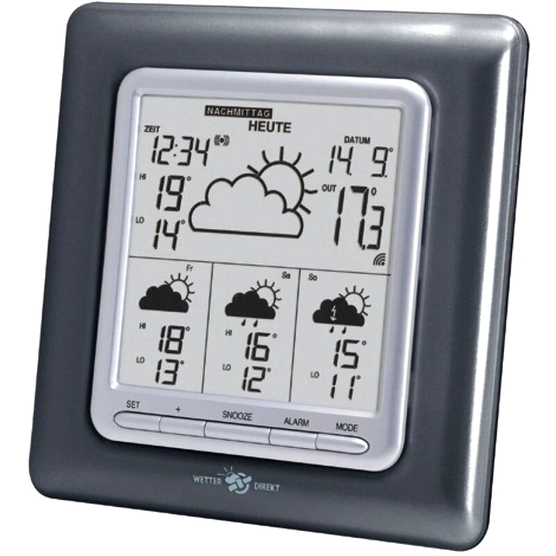 TECHNOLINE Weather Station Technoline Wd 4003 Επιτραπέζιο - Γκρι
