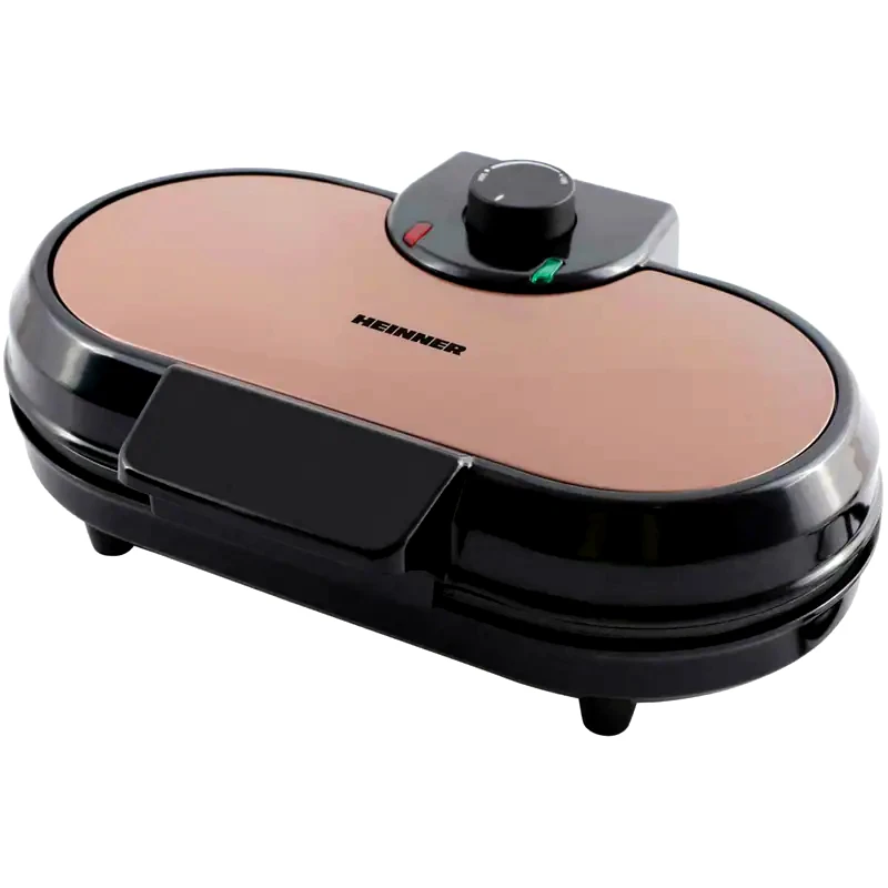 HEINNER Βαφλιέρα HEINNER HWF-1000CR 1000 W 2 Θέσεων Μαύρο