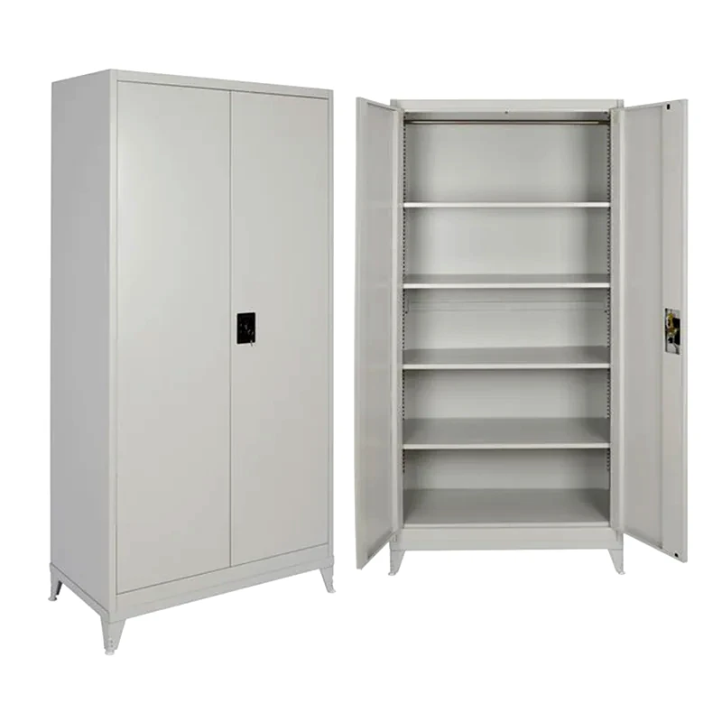 STEELEN Ντουλάπα Steelen Δίφυλλη Μεταλλική 100x45x191 cm - Γκρι