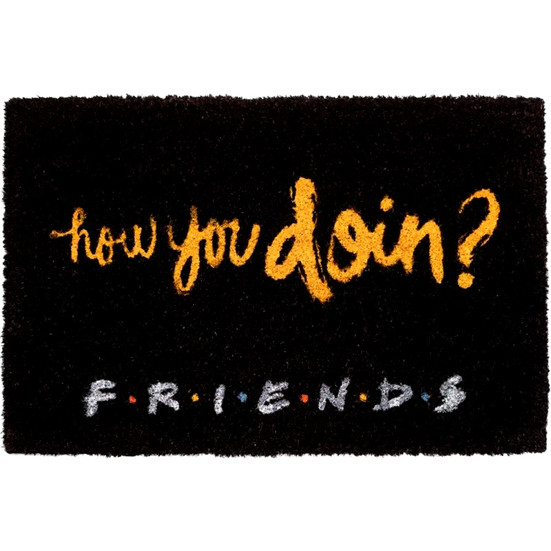 ERIK Πατάκι Εισόδου Grupo Erik Friends (Τα Φιλαράκια) How You Doin? 60x40 cm - Πολύχρωμο