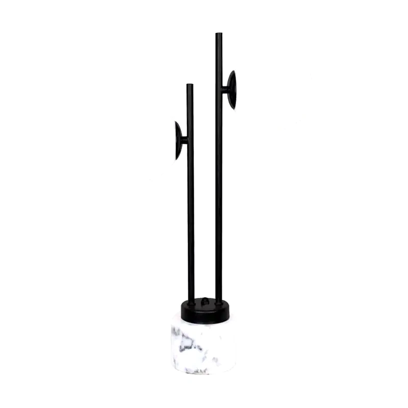 ACA DECOR Πορτατίφ Aca Quadro Ml127022tbk Μεταλλικό 36x13.7x61 cm - Λευκό/Μαύρο