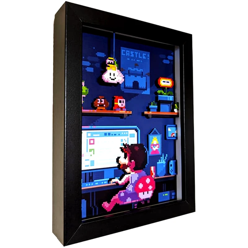 PIXELART.GAMECRAFTS Διακοσμητικό Κάδρο Gaming - Super Mario