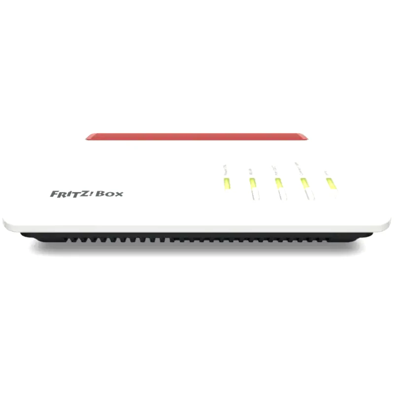 NICKELODEON AVM FRITZ!Box 7590 AX Router Wi-Fi 6 Dual Band (2.4 5GHz) με υποδοχή DSL, Ethernet, USB 3.0