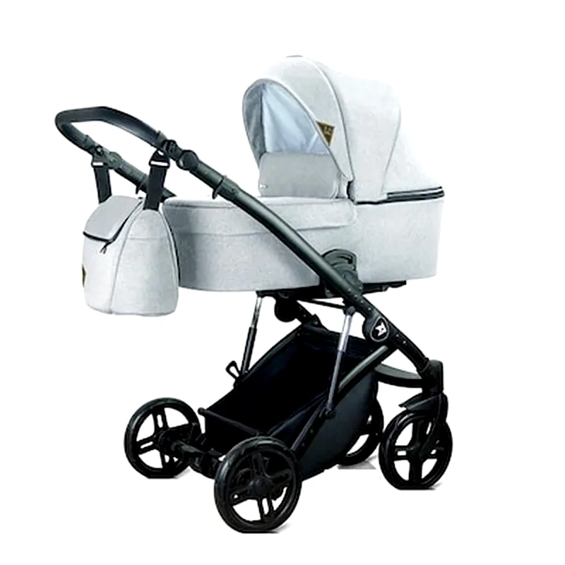 MILU KIDS Παιδικό Καρότσι Milu Kids Atteso 3 σε 1 από Συνδυασμό Υλικών 21.3kg - Γκρι