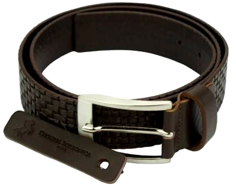 Firenze Leather Δερμάτινη Ζώνη Ruggero Firenze Leather 050540 Σκούρο Καφέ 40mm
