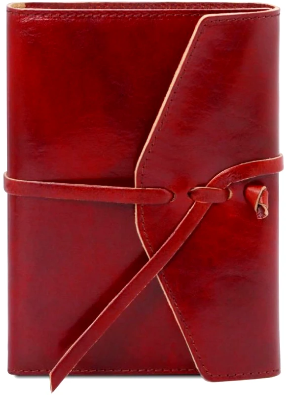 Tuscany Leather Σημειωματάριο Δερμάτινο Tuscany Leather TL142027 Κόκκινο