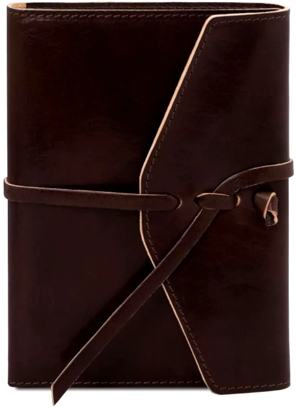 Tuscany Leather Σημειωματάριο Δερμάτινο Tuscany Leather TL142027 Καφέ σκούρο