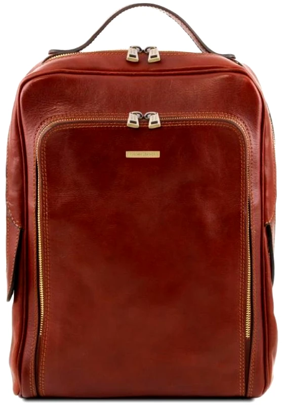 Tuscany Leather Ανδρική Τσάντα Πλάτης Δερμάτινη Bangkok 13.3 ίντσες Tuscany Leather TL141793 Καφέ