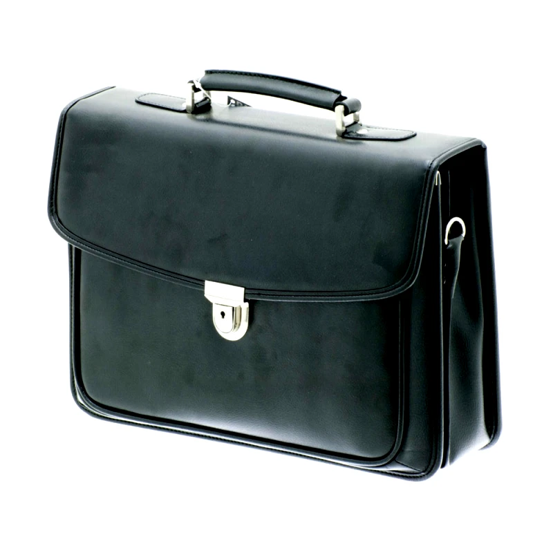 DAVIDTS Τσάντα Χαρτοφύλακας Δερμάτινο 15'' DAVIDTS Μαύρο 462101-01