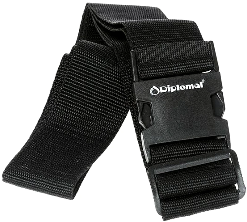 Diplomat Ζώνη Βαλίτσας Diplomat ACSTRAP1 Μαύρο