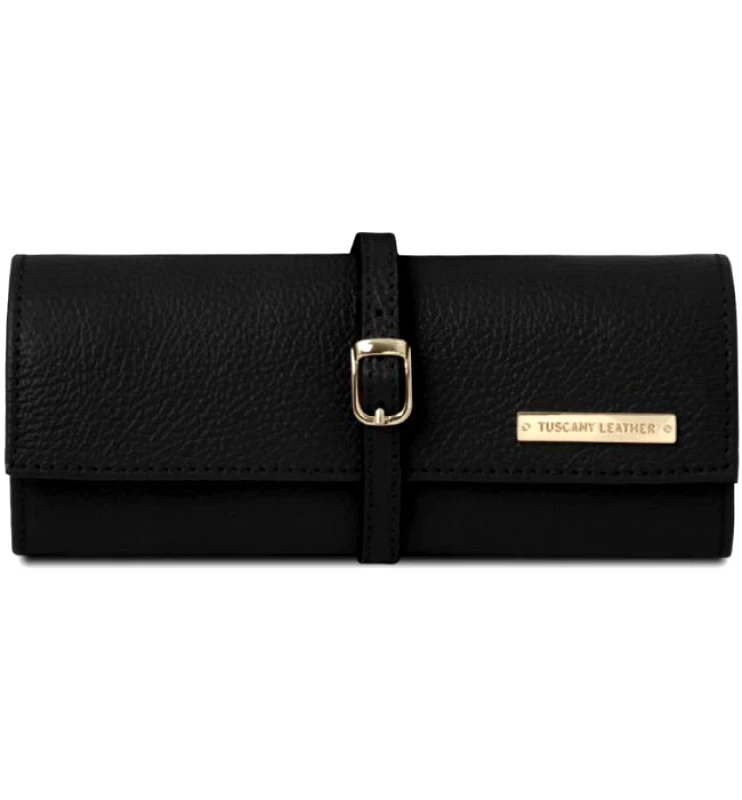 Tuscany Leather Δερμάτινη θήκη για Κοσμήματα Tuscany Leather TL142193 Μαύρο