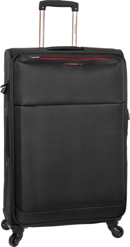 Diplomat Βαλίτσα Μεγάλη με 4 Ρόδες Diplomat ZC6040 Μαυρο