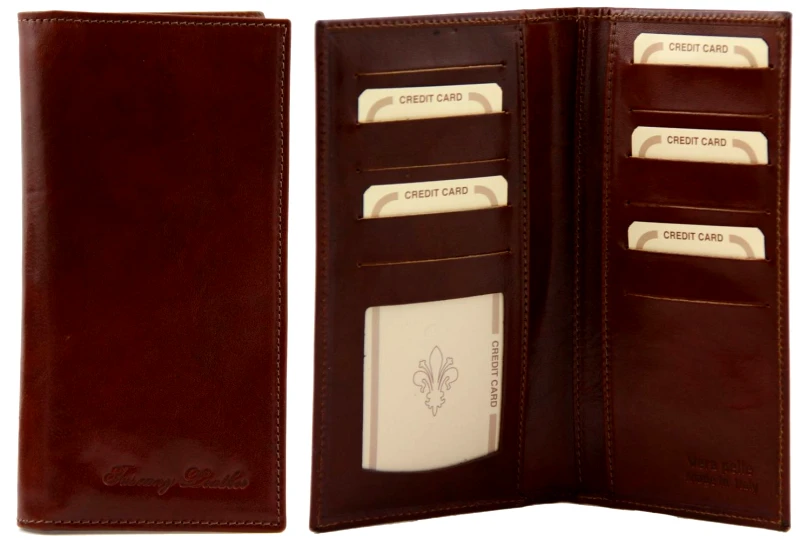 Tuscany Leather Δερμάτινο Πορτοφόλι / Θήκη TL140784 Καφέ Tuscany Leather