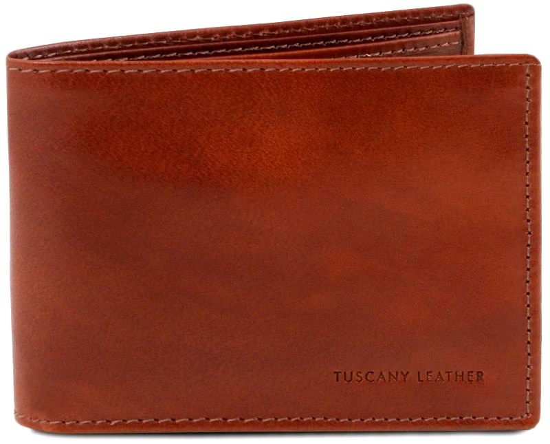 Tuscany Leather Ανδρικό Πορτοφόλι Δερμάτινο TL140817 Καφέ Tuscany Leather